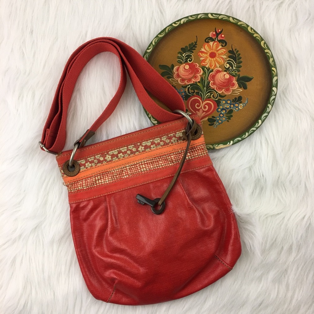 FOSSIL Keyper Crossbody Purse Handbag Adj Strap